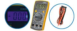 SMA digitális multiméter (VC 830L)