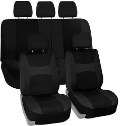 Univerzális üléshuzat szett 9 részes, fekete, légzsákos, AD008BK (1273)