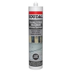 SOUDAL tetőlemez tömítő 290 ml, szürke (8913001)