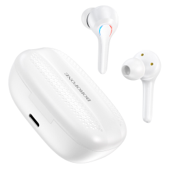 Borofone Bluetooth Headset fülhallgató, fehér (BW11 fehér)