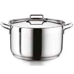 Hascevher Anett rozsdamentes lábas fémfedővel 18x10 cm (12816)