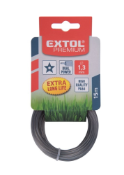 Extol Premium damil szegélynyíró géphez 2,4 mm, csillag keresztmetszetű, 15m (8870924)
