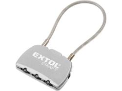 Extol bőröndlakat, számzáras (78115)