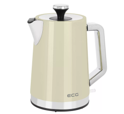 ECG Vintage Vanilla elektromos vízforraló 1,7L, 2200W (RK-1766-Vanilla)