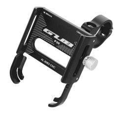 GUB kerékpáros telefontartó (360°-ban állítható, fém kormányra rögzítő) FEKETEG30
