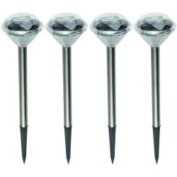 Home napelemes kerti lámpa szett, 4 db (MX 802/4)