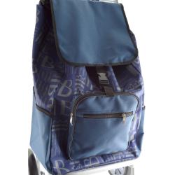 Bevásárló kocsi gurulós, zsebes (14810)