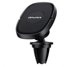 Awei X21 autós tartó (szellőzőre, mágneses, 360°) FEKETE