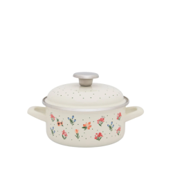 Metalac Standard zománcozott lapos lábas fedővel, 16 cm, 1,5 L (388656)