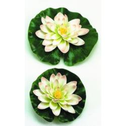 Ubbink selyemvirág tavirózsa fehér, 20cm (1389438)