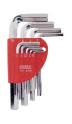 Ceta Form Imbuszkulcs készlet 9 részes, rövid 1,5-10 mm (CE-LT/9)