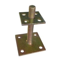 Oszloptalp lecsavarozható szintezős 70 x 70 x 100 x 100 mm H150 mm M20 (3217485)