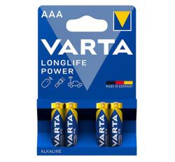 Varta tartós elem (AAA, R3, 1.5V, alkáli) 4db/csomag