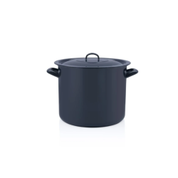 Metalac Classic zománcozott fazék fedővel 36 cm, 30L, tengerészkék (355993)