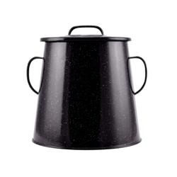 Perfect Home zománcozott zsírosbödön 10 literes, fekete (10456)