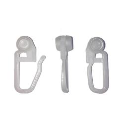 SB függönytartó horog, műanyag kis görgős, 20 db/dob (3973212)