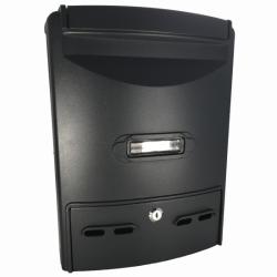 Postaláda MÁTRA záras szürke alumínium (3490134)