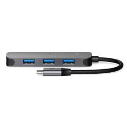 Nedis USB elosztó, 1x USB C, 4x USB A (CCGB64220GY01)