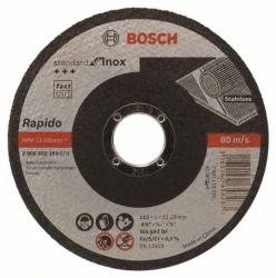 Bosch Darabolótárcsa egyenes Standard for Inox, AS 46 T INOX BF, 115 mm (2608603169)