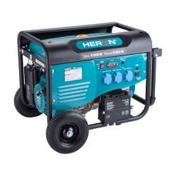 Heron  benzinmotoros áramfejlesztő, max 5500 VA, egyfázisú, elektromos önindítóval (8896415)