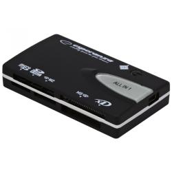 Esperanza EA129 kártyaolvasó USB 2.0, fekete