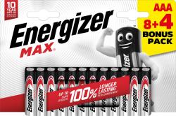 Energizer Max mikroelem AAA 12db/csomag (NZAXAO08)