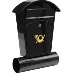 Vorel postaláda 480x280x80, fekete (TOY-78590)