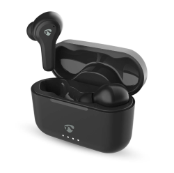 Nedis vezeték nélküli fülhallgató aktív zajszűrővel, környezeti zaj szűrővel (HPBT2475BK)