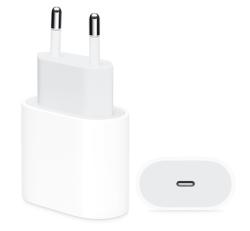 Apple hálózati töltő Type-C aljzat (20W, PD gyorstöltő, MU7V2ZM/A utód) FEHÉR