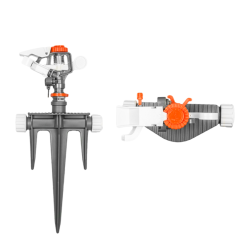 Bradas 4-funkciós szektoros műanyag öntözőfej 3 ágú tüskével, 350m2 (1500844 - WL-Z31)