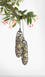 SAM TWIN madáretető, szürke 2db/csomag (T004)