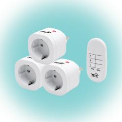 Home távirányítható hálózati aljzat szett  (TH 3013)