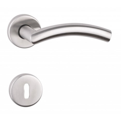 Maestro Kilincs rozettás kulcslyukas inox Arco (3675252)