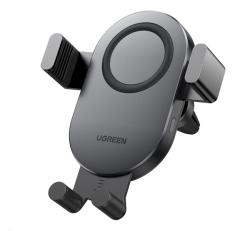 Ugreen CD256 autós tartó (szellőzőre, 15W, wireless, 360°, automata, 4.7-6.7