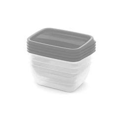 Curver Vedo szögletes ételtároló szett 4x0,75L (256433)