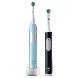 Oral-B Pro Series 1 Blue + Black X-Clean elektromos fogkefe 2db/csomag (10PO010403)