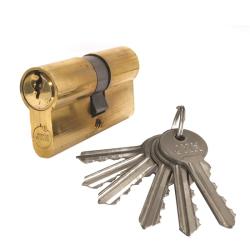 Zárbetét 30/30mm 6 kulcs réz (3286466)