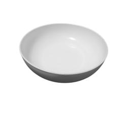 Camping műanyag tál közepes fehér (85)