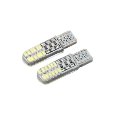 Canbus SMD-W07873 T10-24SMD LED 12-24V, 2db,  fehér (19155)