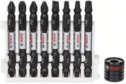 Bosch Impact Control kétvégű vegyes csavarbit csomag mágneses csavartartóval  - 9 db (2608522345)