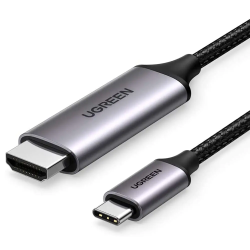 UGREEN MM142 USB-C HDMI kábel, 1,5m, szürke-fekete (50570)