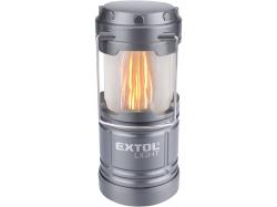 Extol LED teleszkópos lámpa, láng hatású, 75 lm (43158)