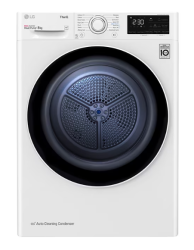 LG Eco Hybrid Dual Inverter hőszivattyús szárítógép 8 kg (RH80V3AV6N)