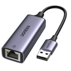 UGREEN USB - RJ45 ethernet adapter, space szürke CM209 (50922)