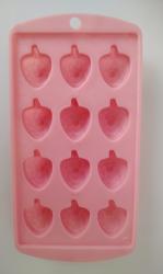 Gumis, szeder alakú jégkocka készítő rózsaszín (707)