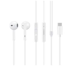HUAWEI fülhallgató SZTEREO (Type-C, mikrofon, felvevő gomb, hangerőszabályzó) FEHÉRCM33_W / 55030088