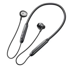 JOYROOM bluetooth fülhallgató SZTEREO (v5.4, nyakba akasztható, mikrofon, IP54 vízálló, SPORT) FEKET