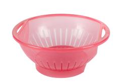 Gyümölcs és zöldségmosó műanyagtál rózsaszín (2301)
