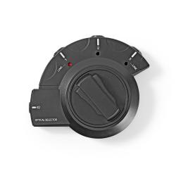 Nedis audiokapcsoló (ASWI2503BK)