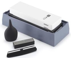 TAIDEA fenőkő szett TG2104 1000/6000 + állvány + élszögtartó + gyémánt tisztító + vízcseppentő